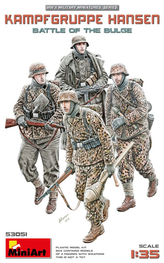 Kampfgruppe Hansen - Battle of the Bulge (4 Figures)