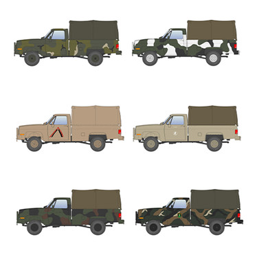 M1008 TROOP CARRIER WITH TARP 