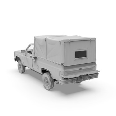M1008 TROOP CARRIER WITH TARP 
