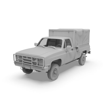 M1008 TROOP CARRIER WITH TARP 