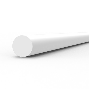 Rod 2.00 diameter x 350mm – STYRENE ROD – (6 units)