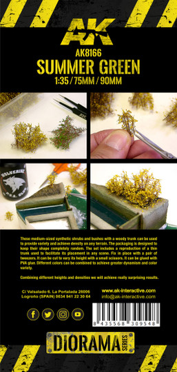 SUMMER GREEN SHRUBBERIES 1:35 / 75MM / 90MM