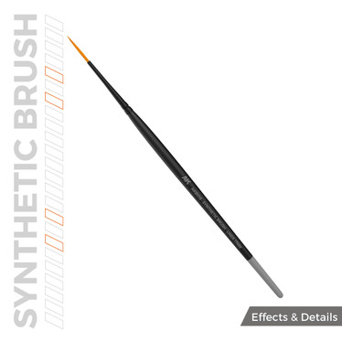 AK SYNTHETIC BRUSH – LINER 17mm