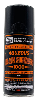 Aqueous Black Surfacer 1000 Spray