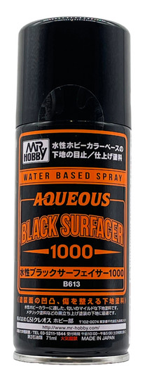 Aqueous Black Surfacer 1000 Spray