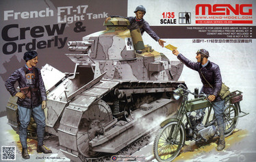 French FT-17 Crew & Orderly Figure Set