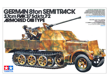 German Flak 37 Sd.Kfz.7/2 8t. Armored semitrack
