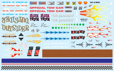 AMT Best of AMT Custom Graphics Decals Volume 1 1:25 Scale