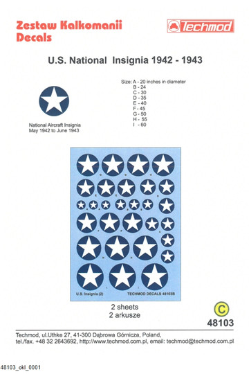 US National Insignia 1942-1943