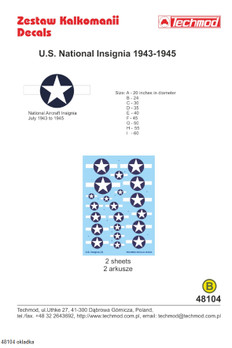 US National Insignia, 1943-1945