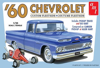 1960 Chevy Custom Fleetside Pickup w. Go Kart