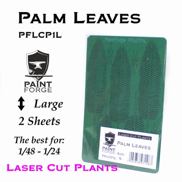 Laser Cut Plants - Palm Leaves, Size L (2 Sheets)