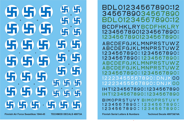Finnish Air Force Swastikas and Serials 1934-44
