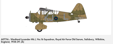 Westland Lysander Mk.I/Mk.III