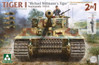 Tiger I Late Production SdKfz 181 PzKpfw VI Ausf E Tank w/Michael Wittmann Figure (2 in 1) 
