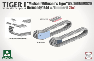 Tiger I Late Production SdKfz 181 PzKpfw VI Ausf E Tank w/Michael Wittmann Figure (2 in 1) 