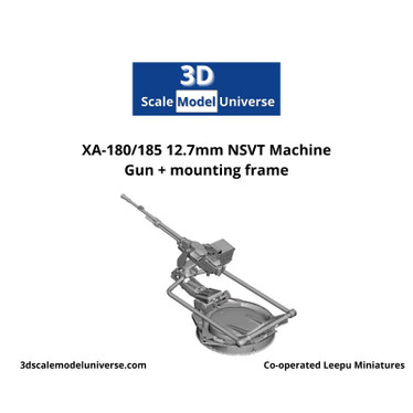 XA-180/185 12.7mm NSVT Machine Gun + mounting frame