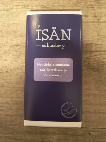 Maitosuklaa 100g Isän suklaalevy