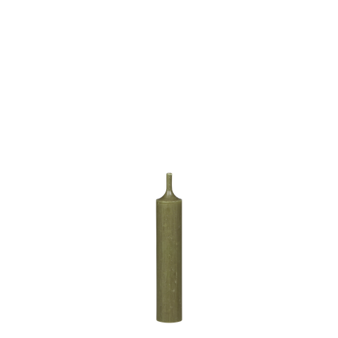 Kruunukynttilä 11cm Olive green