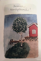 Sari´s ArtWork kortti tekstillä Ihania kesäpäiviä!