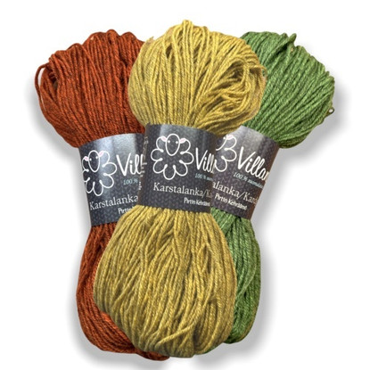 Villanka 3-säikeinen karstalanka, 180 x3, 100 g / 180 m
