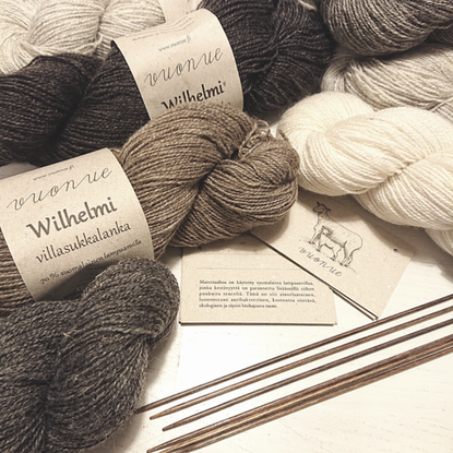 Vuonue Wilhelmi Villasukkalanka – muoviton, vahva ja kestävä sukkalanka