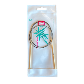 Kevyt ja kestävä Prym Bamboo pyöröpuikko, kaapeli 80cm