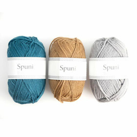 Islantilaisneuleisiin pehmeä Istex Spuni merinovillalanka, 50 g / 95 m