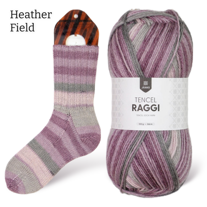 Kestävä Tencel Raggi villasukkalanka – Kutittamaton villasukkalanka