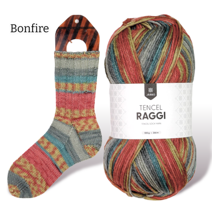 Kestävä Tencel Raggi villasukkalanka – Kutittamaton villasukkalanka