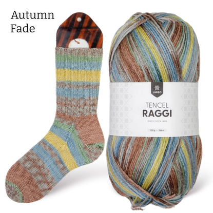 Kestävä Tencel Raggi villasukkalanka – Kutittamaton villasukkalanka