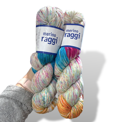 Järbo Merino Raggi - kutittamaton ja lämmin sukkalanka,  100 g / 278 m