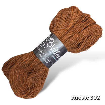 Villanka 2-säikeinen karstalanka, erikoisvärit, 180x2, 100 g/ 270 m