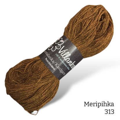 Villanka 2-säikeinen karstalanka, erikoisvärit, 180x2, 100 g/ 270 m