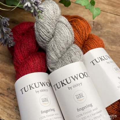 Tukuwool Fingering - ihana, ohuempi kotimainen neulelanka, 50 g / 200m
