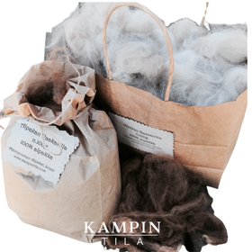 Alpakan II-laatuinen raakavilla, 100 g