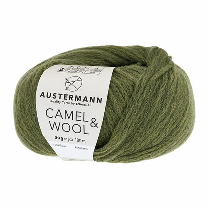 Austermann Camel & Wool -villalanka, 50 g / 180 m