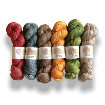 Silkkisen hieno Uruy Wool Silky Merino, 100 g / 410 m