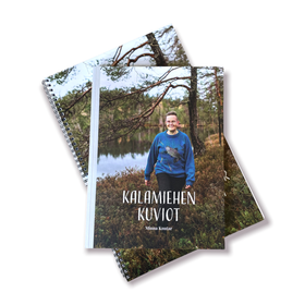 Kalamiehen kuviot -kirja ja kaaviovihko