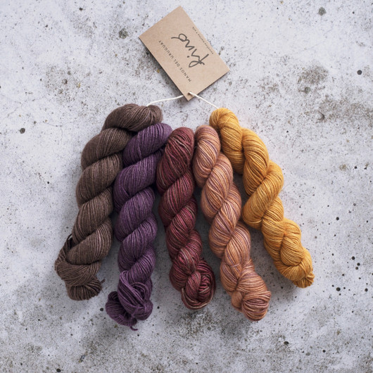 Manos del Uruguay Fino minivyyhti -setti, 5x 20 g (100 g / 450 m)