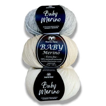 Svarta Fåret Baby Merino, 25 g / 100 m