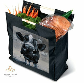 Ihana lehmäaiheinen Kauppakassi