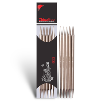 ChiaoGoo Stainless Steel sukkapuikot, 15 cm