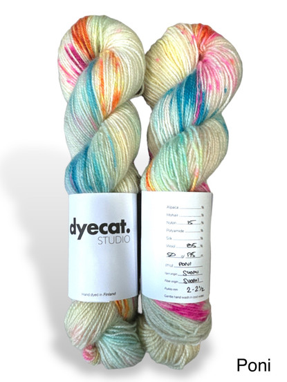 Kotimainen dyecat Kitten -sukkalanka, 50 g / 175 m
