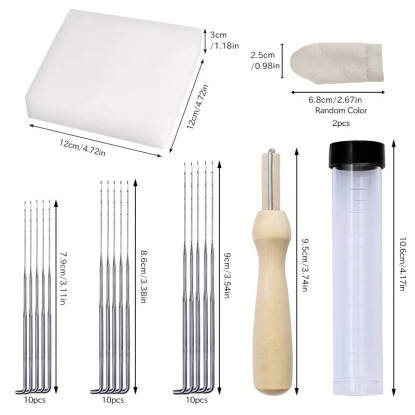 Tarvikesetti neulahuovutukseen