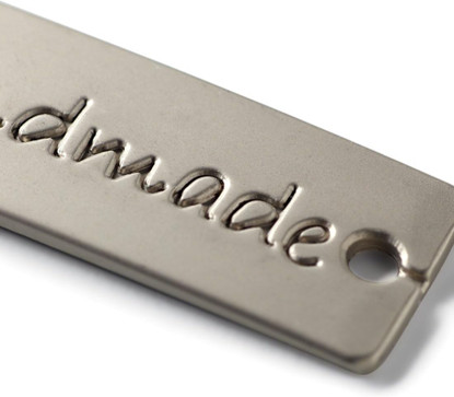 Prym Handmade-käsityömerkit, metalli, 2 kpl/ pkt