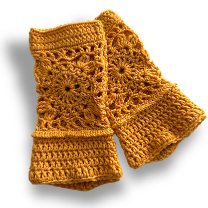 Merinovillaiset pitsikämmekkäät, okrankeltainen