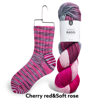 Järbo Merino Raggi - kutittamaton ja lämmin sukkalanka,  100 g / 278 m