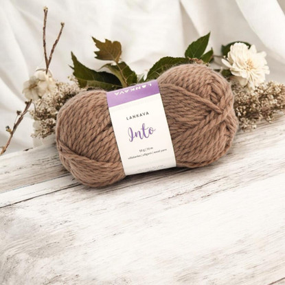 Lankava Into - Muhkea kaksisäikeinen villalanka