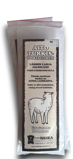 Lampaanvillapohjalliset, koko 40